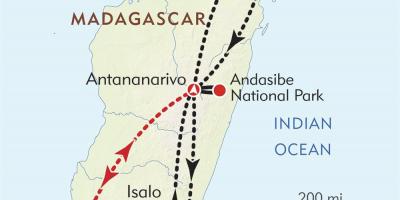 De Madagascar, Antananarivo mapa