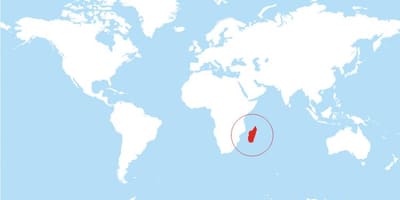 Mapa de Madagascar ubicació al món