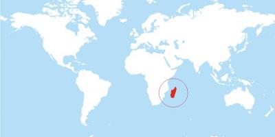 Mapa de Madagascar ubicació al món